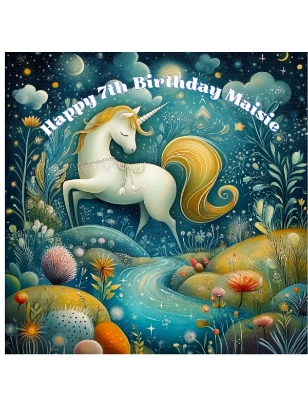 Enchanted White Unicorn