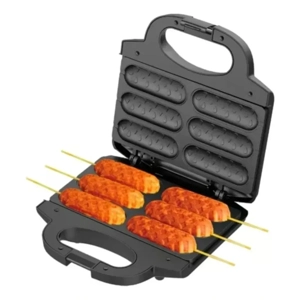 Panchuquera Electrica Teflon Antiadherente 6 Salchichas