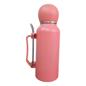 Termo Acero Inoxidable 1.3lts Tapa Mate Redondo + Bombilla