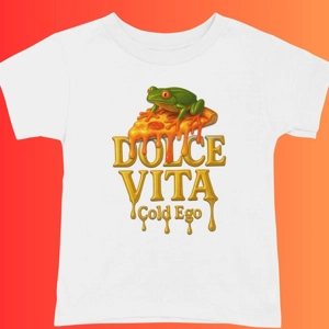 Pizza Frog La Dolce Vita Tee Pizza Frog La Dolce Vita Tee