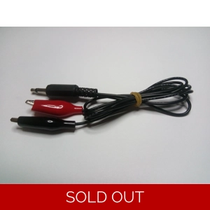 MK1 Replacment wires with 3.5mm plug to alligator clips for copper electrodes