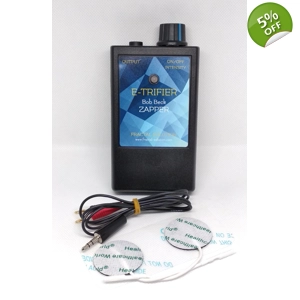 E-TRIFIER Bob Beck's ZAPPER  b. electrification device with gel pad electrodes signal generator