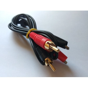 MK3 Replacment wires with RCA plugs to alligator clips for copper electrodes