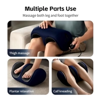 Newest 2 in 1 Shiatsu Foot Massager with Heat for Plantar Fasciitis Feet and Calf Massager Machine f