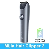 MIJIA Hair Trimmer Machine Hair Clipper1/2 IPX7 Waterproof Professional Cordless Men Electric Hair C