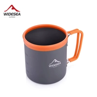 Camping Aluminum Cup Outdoor Mug Tourism Tableware Picnic Cooking Equipment Tourist Coffee Drink Tre