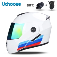 DOT Certification  Motorcycle Helmet Double Lens Cross Section Helmet Safety Modular Flip Helm Unise DOT Certification  Motorcycle Helmet Double Lens Cross Section Helmet Safety Modular Flip Helm Unise