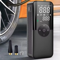 Rechargeable Air Pump Tire Inflator Portable Compressor Digital Cordless Car Tyre Inflator for Motoc