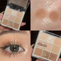New 9 Colors Nude Shimmer Matte Eyeshadow Pallete Glitter Eyeshadow Long Lasting Waterproof Eye Pigm New 9 Colors Nude Shimmer Matte Eyeshadow Pallete Glitter Eyeshadow Long Lasting Waterproof Eye Pigm