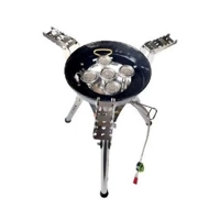 Outdoor Camping Gas Stove 4360W Adjustable Height Foldable Burner for Picnic Camping Cooker Universa