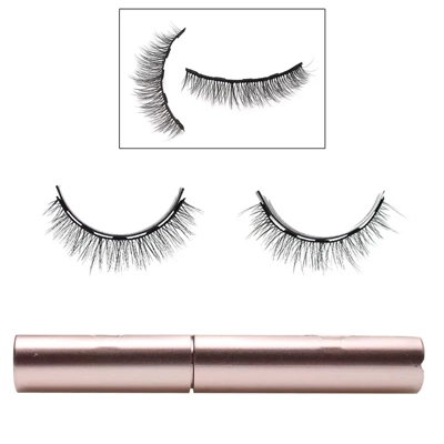 1 Pair Magnetic Eyelashes 3D Mink False Eyelash Magnetic Eyeliner Waterproof Long Lasting Fake Eyela