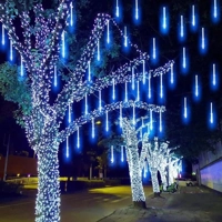 LED Meteor Shower Rain Lights Waterproof Falling Raindrop Fairy String Light for Christmas Holiday P LED Meteor Shower Rain Lights Waterproof Falling Raindrop Fairy String Light for Christmas Holiday P