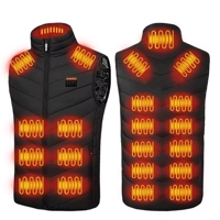 21 Areas Heated Vest Men Jacket Heated Winter Womens Electric Usb Heater Heating Jacket Man Thermal