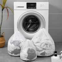 1PC Mesh Laundry Bag - Machine Washable Drawstring Design Travel Wash Bag for Blouses, Hosiery, Stoc 1PC Mesh Laundry Bag - Machine Washable Drawstring Design Travel Wash Bag for Blouses, Hosiery, Stoc