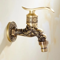 Decorative Brass Outdoor Faucet Garden Bibcock Tap Antique Retro Bathroom Washing Machine Faucet Bal Decorative Brass Outdoor Faucet Garden Bibcock Tap Antique Retro Bathroom Washing Machine Faucet Bal
