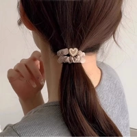 10PCS Headband Leather Band Female High Ponytail Holster Hair Accessories Simple High Elasticity Dur 10PCS Headband Leather Band Female High Ponytail Holster Hair Accessories Simple High Elasticity Dur