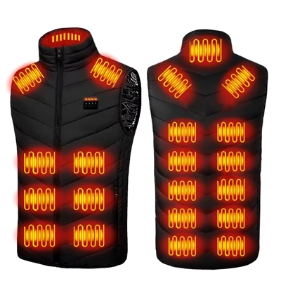 21 Areas Heated Vest Men Jacket Heated Winter Womens Elect.. 21 Areas Heated Vest Men Jacket Heated Winter Womens Elect..