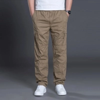 Summer Autumn Fashion Men Pants Casual Cotton Long Pants Straight Joggers Homme plus Size 5Xl 6Xl Fl