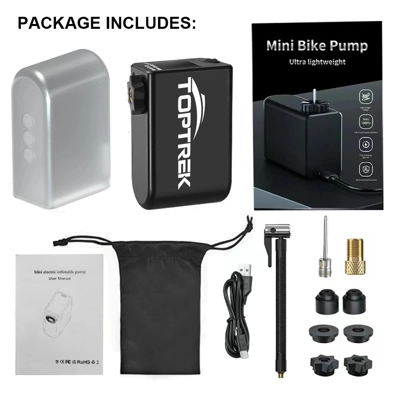 100Psi Mini Electric Air Pump Portable 1260Mah Bicycle Pum.. 100Psi Mini Electric Air Pump Portable 1260Mah Bicycle Pum..