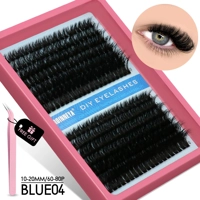 Cluster Lashes Kit Fluffy Individual Lashes Volume Mixed Tray Faux Mink Lashes Eyelash Extension Mak Cluster Lashes Kit Fluffy Individual Lashes Volume Mixed Tray Faux Mink Lashes Eyelash Extension Mak