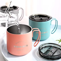 Nordic Style Metal Coffee Cup with Lid Office Workers Portable Coffe Milk Breakfast TYESO Mug Tazze Nordic Style Metal Coffee Cup with Lid Office Workers Portable Coffe Milk Breakfast TYESO Mug Tazze