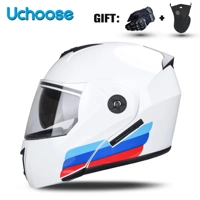 DOT Certification  Motorcycle Helmet Double Lens Cross Section Helmet Safety Modular Flip Helm Unise DOT Certification  Motorcycle Helmet Double Lens Cross Section Helmet Safety Modular Flip Helm Unise