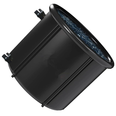 Black Foldable and Portable Ice Bath Bucket for Easy Clean.. Black Foldable and Portable Ice Bath Bucket for Easy Clean..