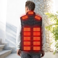 21 Areas Heated Vest Men Jacket Heated Winter Womens Electric Usb Heater Heating Jacket Man Thermal
