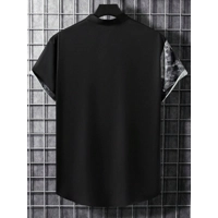 Manfinity RSRT Men Plants Print Button up Shirt without Tee Manfinity RSRT Men Plants Print Button up Shirt without Tee