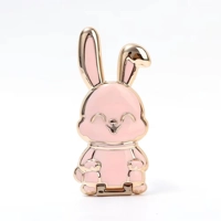 Finger Ring Phone Holder Desktop Ultra-Thin Cartoon Rabbit Phone Stand Foldable Buckle Adhesive Pull Finger Ring Phone Holder Desktop Ultra-Thin Cartoon Rabbit Phone Stand Foldable Buckle Adhesive Pull