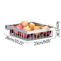 DIY Storage Holder Stainless Steel Kitchen Organizer Multifunction Kitchen Shelf Wall Drain Dish Bas