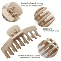 6Pcs Women Fashion Claw Clip Set Headwear Large Hair Claw Multiple Styles Korean for Girls Shark Cli