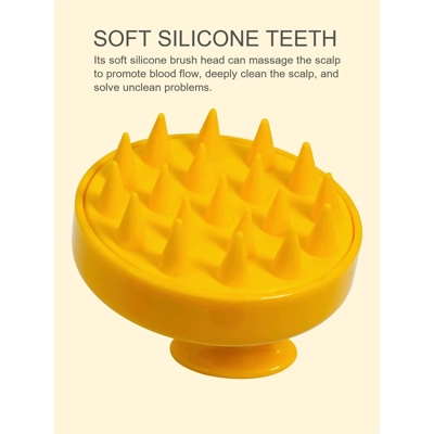 Silicone Shampoo Scalp Hair Massager Head Body Scalp Massage Brush Scalp Massage Brush Comb Magic Ha