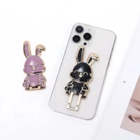 Finger Ring Phone Holder Desktop Ultra-Thin Cartoon Rabbit Phone Stand Foldable Buckle Adhesive Pull Finger Ring Phone Holder Desktop Ultra-Thin Cartoon Rabbit Phone Stand Foldable Buckle Adhesive Pull