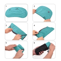 Portable Inflatable Pillow Camping Equipment Compressible Folding Air Cushion Outdoor Protective Tou Portable Inflatable Pillow Camping Equipment Compressible Folding Air Cushion Outdoor Protective Tou
