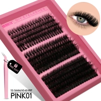 Cluster Lashes Kit Fluffy Individual Lashes Volume Mixed Tray Faux Mink Lashes Eyelash Extension Mak Cluster Lashes Kit Fluffy Individual Lashes Volume Mixed Tray Faux Mink Lashes Eyelash Extension Mak