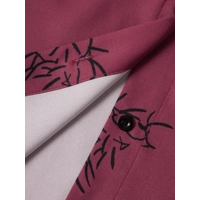Manfinity RSRT Men Plants Print Button up Shirt without Tee Manfinity RSRT Men Plants Print Button up Shirt without Tee