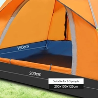 Outdoor Camping Fully Automatic Portable Folding Camping Tent 2-3 Person Beach Tent Quick Opening Tw Outdoor Camping Fully Automatic Portable Folding Camping Tent 2-3 Person Beach Tent Quick Opening Tw