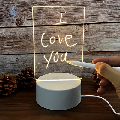 LED Note Board Night Lamp Message Board with Pen USB Plug-.. LED Note Board Night Lamp Message Board with Pen USB Plug-..