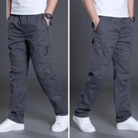 Summer Autumn Fashion Men Pants Casual Cotton Long Pants Straight Joggers Homme plus Size 5Xl 6Xl Fl