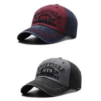 Four Seasons Men'S Baseball Cap Casual Wash Embroidered Cap Curved Brim Bowler Sun Hat Official Webs