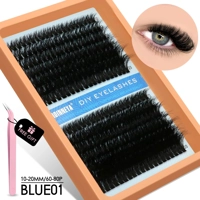 Cluster Lashes Kit Fluffy Individual Lashes Volume Mixed Tray Faux Mink Lashes Eyelash Extension Mak Cluster Lashes Kit Fluffy Individual Lashes Volume Mixed Tray Faux Mink Lashes Eyelash Extension Mak