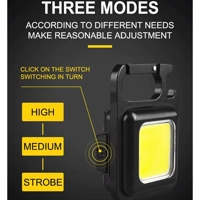 COB LED Mini Flashlight Super Bright EDC Keychain Light Outdoor Emergency Camping Pocket Lamp with T COB LED Mini Flashlight Super Bright EDC Keychain Light Outdoor Emergency Camping Pocket Lamp with T