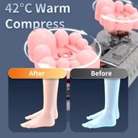 Newest 2 in 1 Shiatsu Foot Massager with Heat for Plantar Fasciitis Feet and Calf Massager Machine f