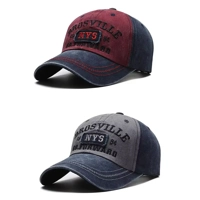 Four Seasons Men'S Baseball Cap Casual Wash Embroidered Cap Curved Brim Bowler Sun Hat Official Webs