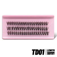 Cluster Lashes Kit Fluffy Individual Lashes Volume Mixed Tray Faux Mink Lashes Eyelash Extension Mak Cluster Lashes Kit Fluffy Individual Lashes Volume Mixed Tray Faux Mink Lashes Eyelash Extension Mak