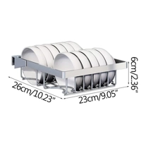 DIY Storage Holder Stainless Steel Kitchen Organizer Multifunction Kitchen Shelf Wall Drain Dish Bas