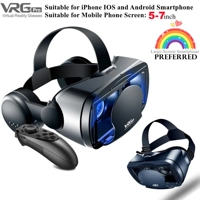 Virtual Reality VR Glasses IMAX Huge Screen HD 3D Glasses Google Cardboard Box VR Headset Helmet for