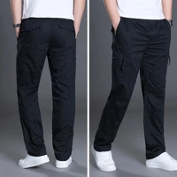 Summer Autumn Fashion Men Pants Casual Cotton Long Pants Straight Joggers Homme plus Size 5Xl 6Xl Fl
