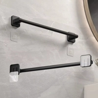 Wall Mounted Towel Rack Bathroom Storage Rack No Drilling Bathroom Horizontal Bar Towel Rack Kitchen Wall Mounted Towel Rack Bathroom Storage Rack No Drilling Bathroom Horizontal Bar Towel Rack Kitchen